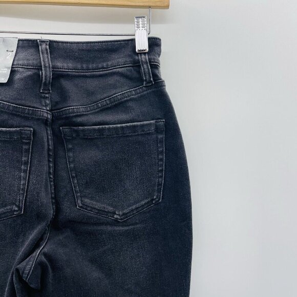 INC International Concepts Womens 2/26 High-Rise Rhinestone-Studded Flare Jeans - Picture 8 of 12